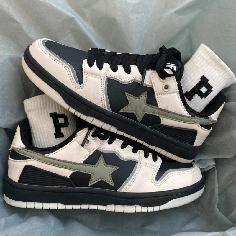 Pantofi femei Bărbați Tenisi clasici de modă Multicolor Retro Star Pantofi cu skateboard Cuplu Studenți Pantofi sport casual în aer liber