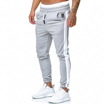 Пролетни мъжки ежедневни панталони Slim Fit Спортно облекло Тесни панталони Мъжки плътни анцузи Долнище Хип-хоп Streetwear Джогери Спортни панталони