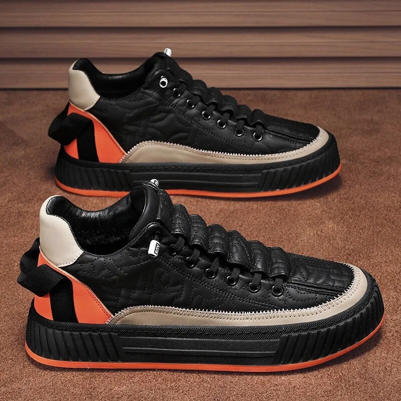 Pánske robustné tenisky bežecké topánky módne ľahké protišmykové topánky nové pánske platformové hrubé podrážky ležérne doskové topánky mužské vulkanizované topánky