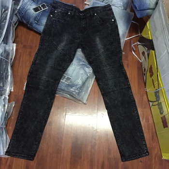 Мъжки тесни дънки Biker Jeans Strech Jeans For Men Y2101