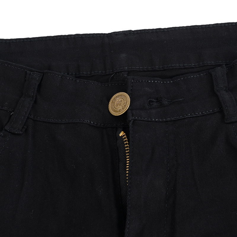 Pantaloni pentru bărbați Blugi elastici de culoare pură Pantaloni de lucru casual slim Fit pentru bărbați Vintage spălat Pantaloni creion de dimensiuni mari Blugi skinny pentru bărbați