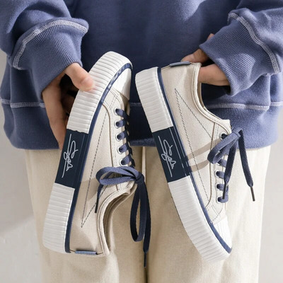 Tendință Pantofi de pânză pentru bărbați Pantofi vulcanizați pentru bărbați 2023 Primăvară Vară Pantofi comozi Cauzali Moda Cuplu Pantofi de plimbare