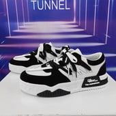 Pánske tenisky, dizajnérske pánske ležérne topánky, trendy dvojfarebné šnurovacie topánky na platforme, študentské topánky, mužské vulkanizované topánky, zapatillas de hombre