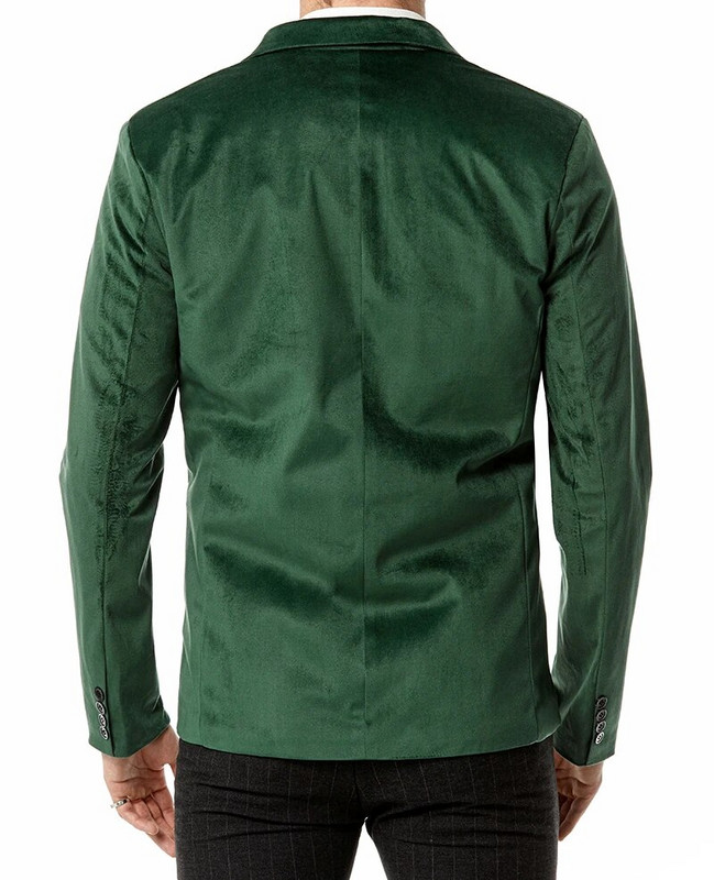 Luxusné pánske zamatové sako, úzky klopový velúrový oblek, sako s dvoma gombíkmi, biznis bundy, pánske svadobné, spoločenské, večerné oblečenie