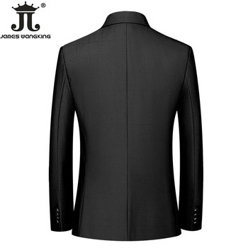 2024 Νέα μπουτίκ μόδας καρό ανδρικό casual επαγγελματικό κοστούμι γραφείου Γαμήλια κοστούμια για ανδρικό παλτό Saco Hombre Blazer Suits