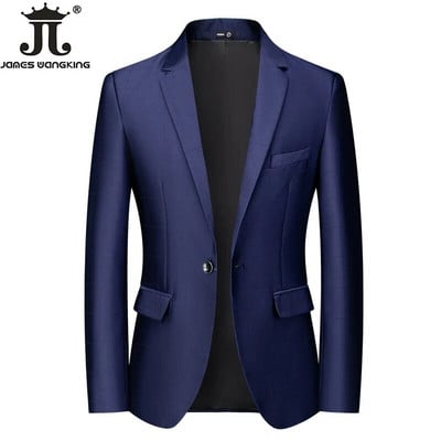 2024. Novi modni butik karirani muški ležerni poslovni uredski sako Vjenčana odijela za muškarce Saco Hombre Blazer odijela Kaput