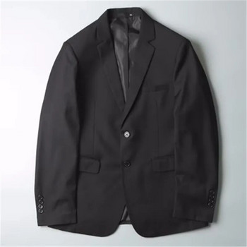 Σακάκι μπλέιζερ Ανδρικά ρούχα Φθινοπωρινό επαγγελματικό casual κοστούμι μονόχρωμο παλτό μόδας Μονό στήθος μακρυμάνικο κοστούμι Homme