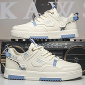 Pantofi casual pentru bărbați, piele PU de calitate, respirabil, confortabil, încălțăminte pentru exterior, primăvară, toamnă, Tenis Masculino, Zapatillas Hombre