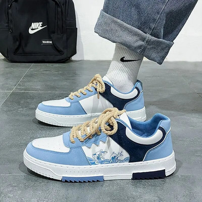 Pantofi casual pentru bărbați, piele PU de calitate, respirabil, confortabil, încălțăminte pentru exterior, primăvară, toamnă, Tenis Masculino, Zapatillas Hombre