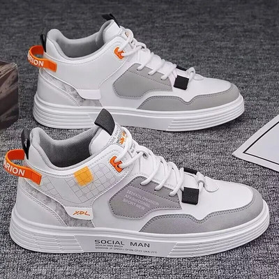 Pantofi casual pentru bărbați, piele PU de calitate, respirabil, confortabil, încălțăminte pentru exterior, primăvară, toamnă, Tenis Masculino, Zapatillas Hombre