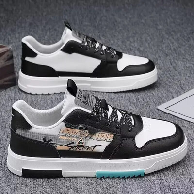 Pantofi casual pentru bărbați, piele PU de calitate, respirabil, confortabil, încălțăminte pentru exterior, primăvară, toamnă, Tenis Masculino, Zapatillas Hombre