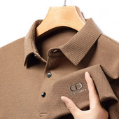 Vyriški nauji vienspalviai universalūs POLO marškinėlių apatiniai paklotai ilgomis rankovėmis