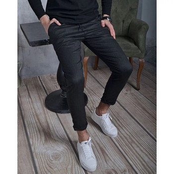 Ανδρικά παντελόνια Street Wear Ρούχα Casual Παντελόνια Fashion Slim Fit Φούτερ σε κλασικό στυλ Business Working Stretch Pencil παντελόνι