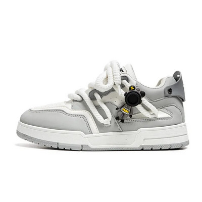 Pantofi de skateboarding pentru bărbați, pantofi retro pentru bărbați, cu platformă, pantofi vulcanizați confortabili, respirabili, pantofi casual cu fund gros