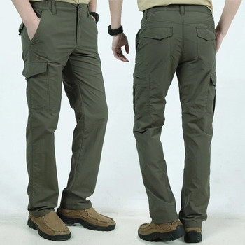 Мъжки градски военни тактически панталони, бойни карго панталони, много джобове, водоустойчиви, износоустойчиви, ежедневни тренировъчни гащеризони, облекло