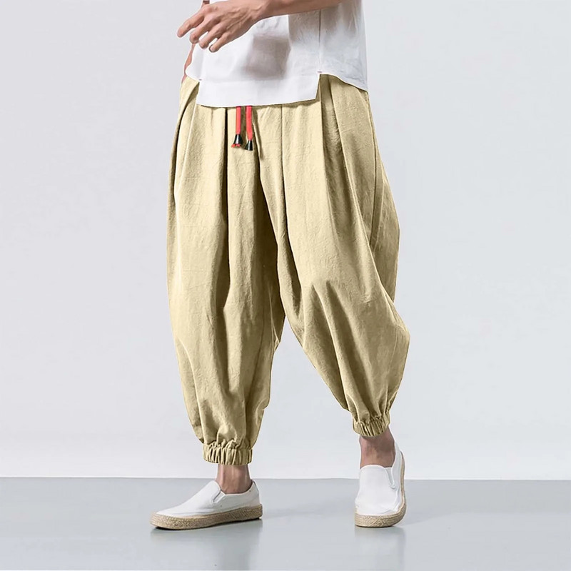 Madingos Laisvos Laisvalaikio Plačios Kelnės Vyriškos Elastinės Kelnės Kojos Spalva Vientisos Vyriškos Kelnės Dovanų Kojinės Treniravimo Kelnės Vyrui