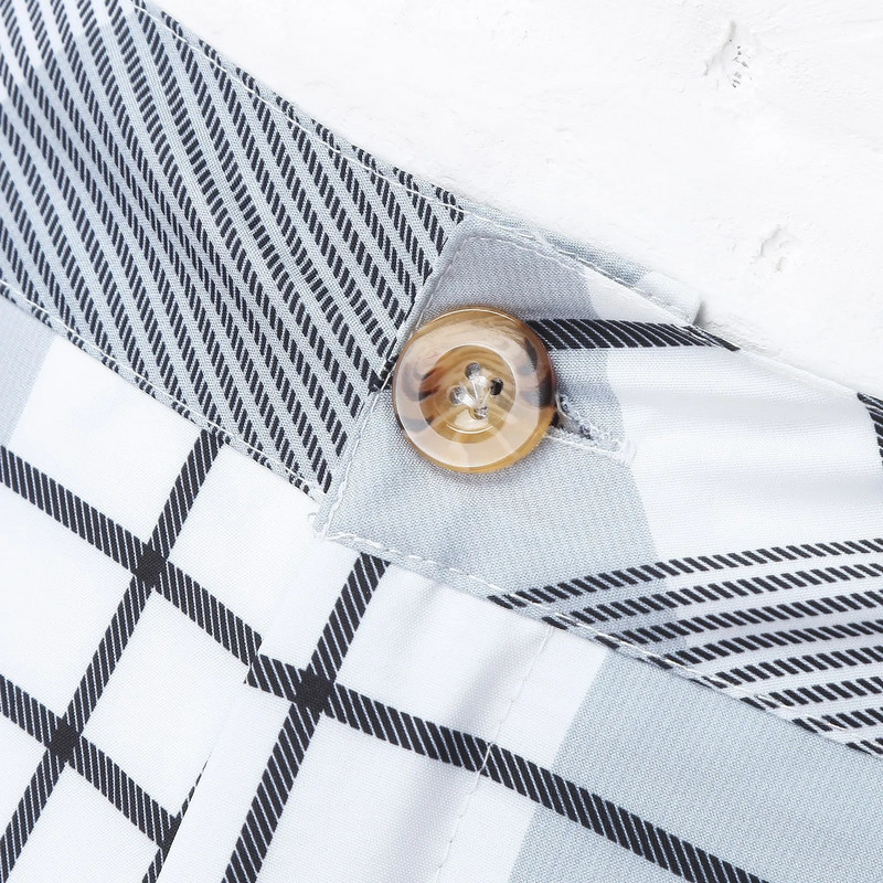 Ανδρικό παντελόνι Cargo Plus μέγεθος καρό παντελόνι με στάμπα Stretch πόδια Παντελόνι με τσέπες Streetwear Ανδρικό αθλητικό παντελόνι Pantalones Hombre