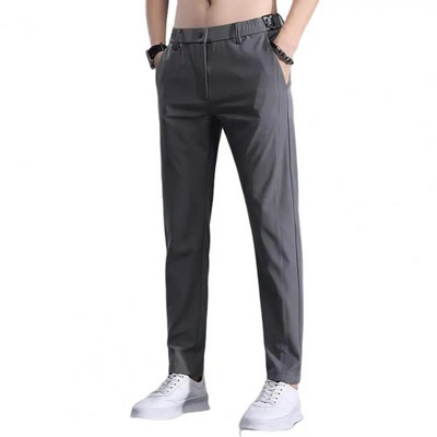 Pantaloni de golf pentru bărbați de vară, mătase de gheață, pantaloni casual ultra-subțiri, cu uscare rapidă, pentru alergare, îmbrăcăminte de golf, pantaloni de trening