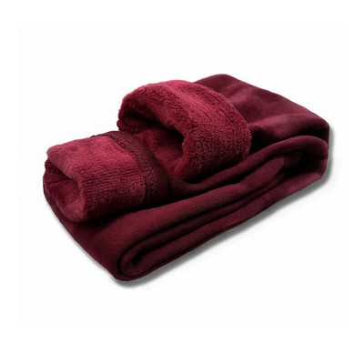 Pantaloni pentru fete dulci Copii Băieți Pantaloni groși și caldi Iarna Copii Casual Pantaloni caldi de culoare solidă Leggings pentru fete Gri Roz Vin