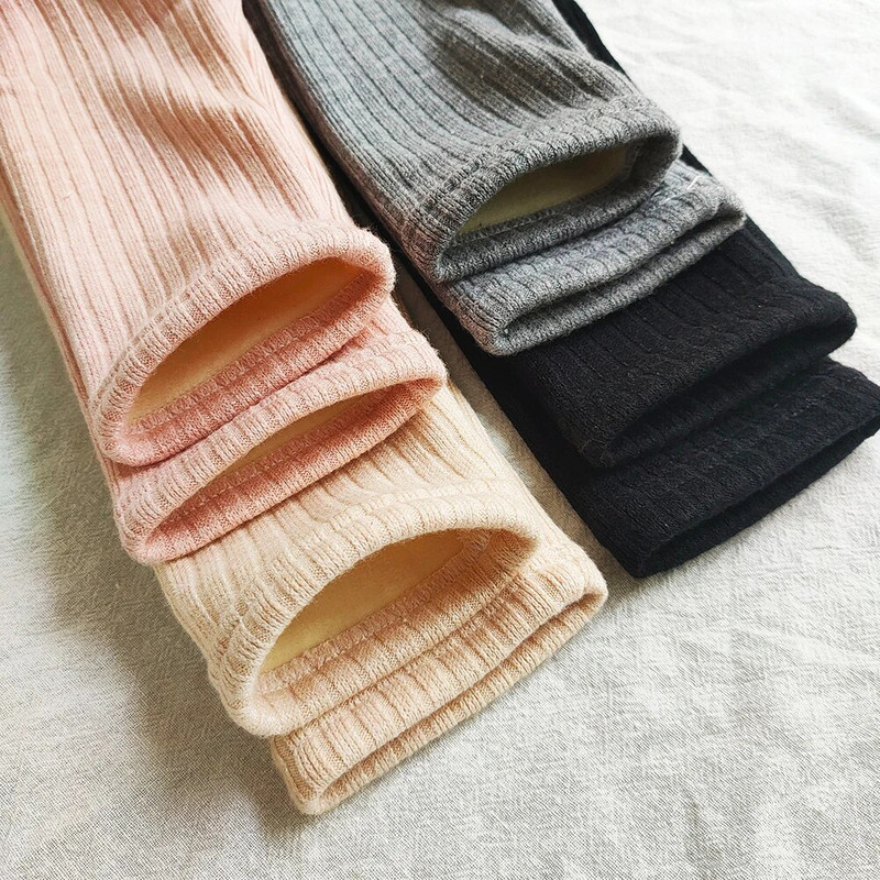 Îmbrăcăminte pentru copii Îngroșați pantaloni caldi de cașmir pentru fete toamnă iarnă coreeană pentru copii plus pantaloni de catifea pentru fete legging