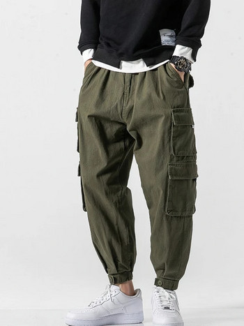 Κορεατικά Streetwear Cargo Παντελόνια Ανδρικά Joggers Loose Casual Sport Παντελόνια μέχρι τον αστράγαλο Μόδα Φούτερ Αντρικό Μπάσκετ 2023 Νέο