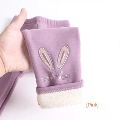 Copii Fete Leggings de iarnă 2023 Copii Plus Pantaloni caldi din catifea Pantaloni groși din lână de miel Pantaloni creion de culoare uni pentru bebeluși