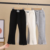 2-8T Toddler Copil Bebeluș Fete Haine Toamna Sugar Fete Pantaloni Eleganti Split Fashion Flares Pantaloni Noi copii Pantaloni