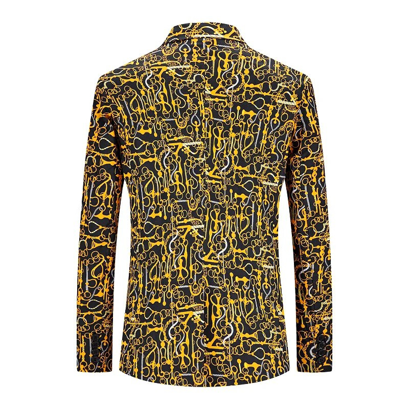 2023 Boutique Bărbați Versiune coreeană Slim Hong Kong Style Trend Plancton Călcat gratuit Moda Casual Hair Stylist Blazer de rochie