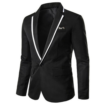 6 χρώματα! Νέο ανδρικό κοστούμι casual κοστούμι γαμήλιου πάρτι 2023 Slim fit φόρεμα Μπλέιζερ για άντρες Ανδρικό σακάκι