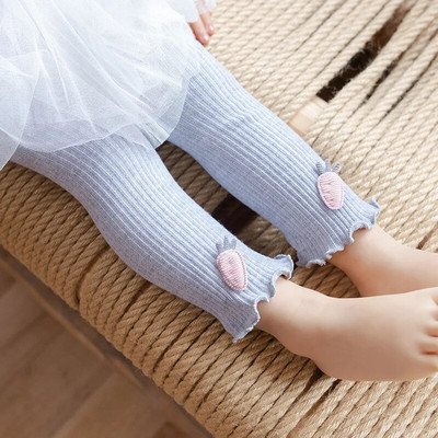 Pantaloni calduri din bumbac pentru bebeluși Nou-născuți fete Jambiere Broderii Coroană Pantaloni Copii Copii Pantaloni 0-4 ani