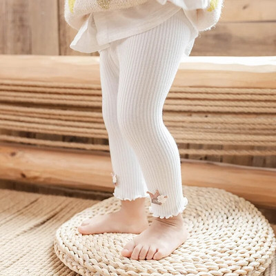 Pantaloni calduri din bumbac pentru bebeluși Nou-născuți fete Jambiere Broderii Coroană Pantaloni Copii Copii Pantaloni 0-4 ani