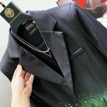 PFHQ Елегантен оригинален висококачествен дизайн Усъвършенстван костюм с градиентно пръскащо палто Мъжко красиво рисувано стилно сако 2023 г.