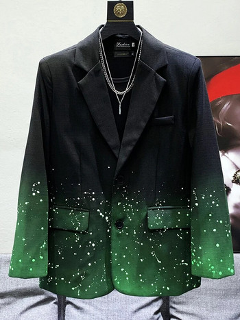 PFHQ Elegant Original Σχέδιο Υψηλής Ποιότητας Προηγμένο παλτό ανδρικής όμορφης ζωγραφικής Κομψό μπλέιζερ 2023