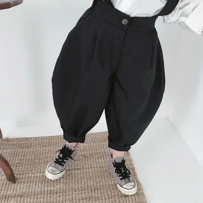 Pantaloni pentru băieți și fete, picioare mici, pantaloni largi, salopete 2022, primăvară și toamnă, noua modă, haine pentru copii, pantaloni