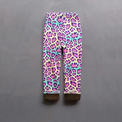 Jednorožec vzor tlač jeseň/zima deti dievčatá legíny zahusťovacie teplé deti chlapci nohavice kreslený detský kostým