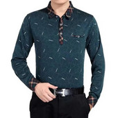 Cămăși polo cu litere imprimate cu butoane cu rever la modă Îmbrăcăminte pentru bărbați Primăvară Toamnă Topuri lejere Ocazional Tricou cu totul asortat