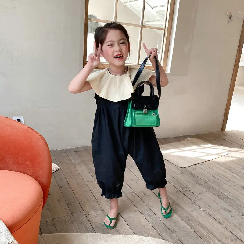 Detské oblečenie pre dievčatá, módne ležérne, sladké bavlnené malé svieže detské súpravy, jarné a jesenné oblečenie s raglánovým rukávom pre dievčatá