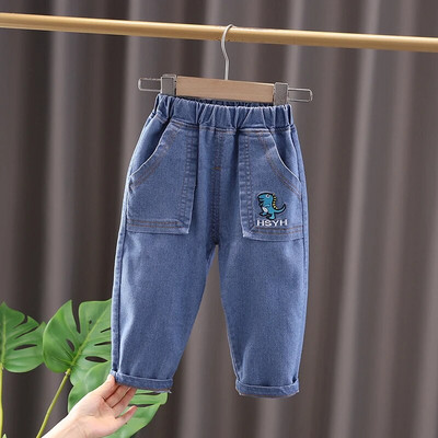 New Hot Bebeluși Băieți Fete Blugi Pantaloni Copii Pantaloni Băieți Fete Blugi Băieți Pantaloni casual Blugi din desene animate Copii 1 2 3 4 ANI