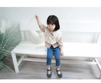 2022 Primavara Toamna Fete Baieti Casual Jeans Pantaloni Bebe Copii Copii Cool Denim Pantaloni