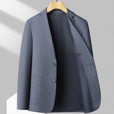 2024. aasta kevade ja sügise kvaliteetne moodne ülikond ärilise vabaaja banketiga korea versioon Slim-fit meeste bleiser Slim Fit M-4XL