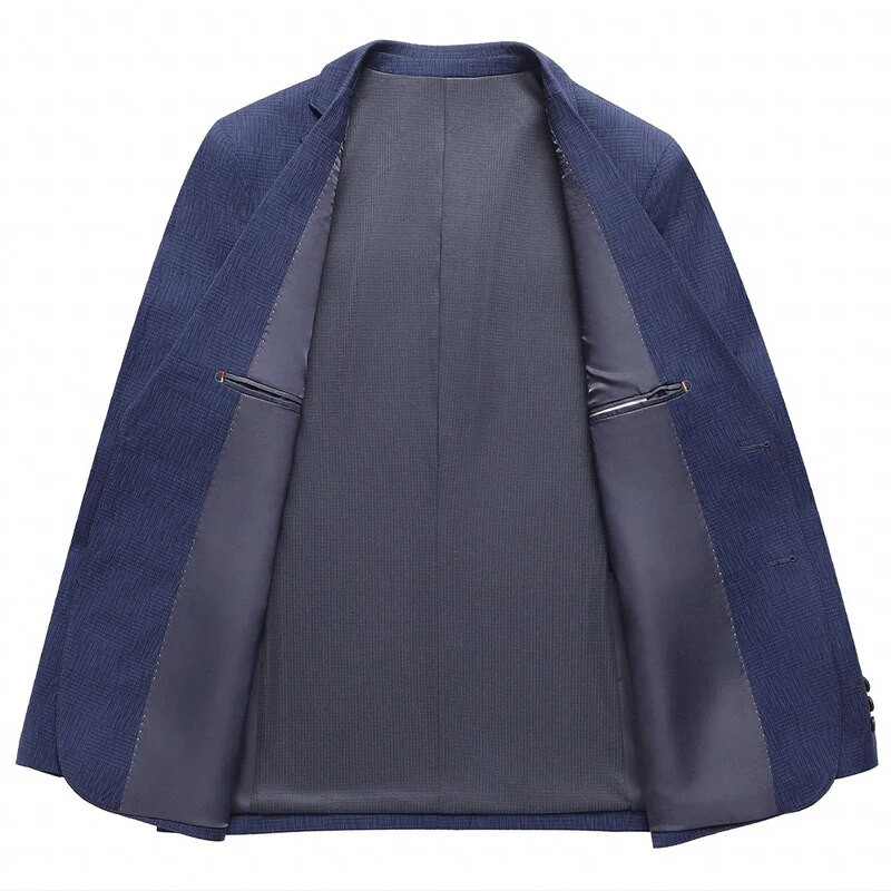 2024. aasta kevade ja sügise kvaliteetne moodne ülikond ärilise vabaaja banketiga korea versioon Slim-fit meeste bleiser Slim Fit M-4XL