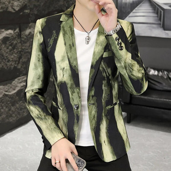 2023 Висококачествен тренд Пролет Нов мъжки малък костюм Корейска версия Тънък моден бизнес красив блейзър за мъже Блейзъри