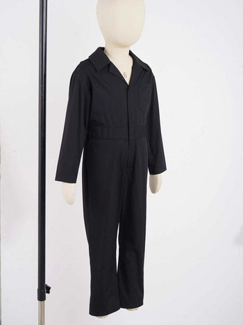 Παιδική φόρμα για αγόρια Casual Jumpsuit Παντελόνι μόδας μακρυμάνικο γιακά με φερμουάρ Μηχανική στολή Φόρμες πτήσης