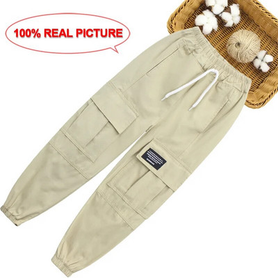 Κορίτσια Παντελόνι Παντελόνι Επιστολή Cargo Παντελόνι Για Κορίτσια Τσέπες Παιδικά Παντελόνια Casual Παιδικά Ρούχα Κορίτσια 6 8 10 12 14