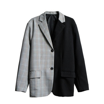 LUZHEN 2024 Άνοιξη Μόδα Πρωτότυπο χρώμα Αντίθεσης Σχεδιασμός Συνδυασμού Casual Blazer Ανδρικό μοντέρνο σακάκι High Street Suit LZ1150