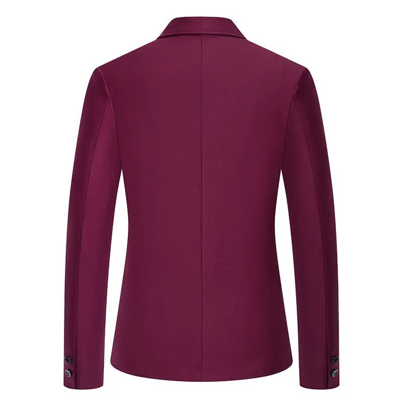 Jachetă de costum fals din două piese pentru bărbați noi Negru / Albastru regal / Alb Moda bărbați Afaceri Sociale Nuntă Bal de absolvire Rochie de petrecere Blazer Palton