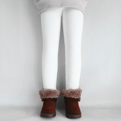 Παιδικά Ρούχα Χειμωνιάτικα Κοριτσίστικα Κολάν Dot Print Βαμβακερό ζεστό Fleece Παντελόνι Παιδικό Φθινοπωρινό Καλσόν Κορίτσια Plus Βελούδινο Παχύ Παντελόνι