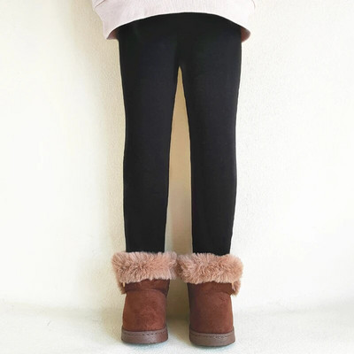 Παιδικά Ρούχα Χειμωνιάτικα Κοριτσίστικα Κολάν Dot Print Βαμβακερό ζεστό Fleece Παντελόνι Παιδικό Φθινοπωρινό Καλσόν Κορίτσια Plus Βελούδινο Παχύ Παντελόνι