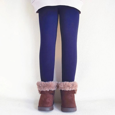 Παιδικά Ρούχα Χειμωνιάτικα Κοριτσίστικα Κολάν Dot Print Βαμβακερό ζεστό Fleece Παντελόνι Παιδικό Φθινοπωρινό Καλσόν Κορίτσια Plus Βελούδινο Παχύ Παντελόνι