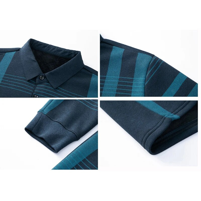 BROWON kaubamärgiga polosärk Meeste moeprinteriga kevad- ja sügisene pikkade varrukatega meeste polo äriline vabaaja lahtikäiv kraega ruuduline polotop